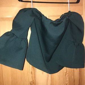 WORN ONCE! Shoulder blouse